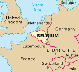 belgium map Belgium Vacations