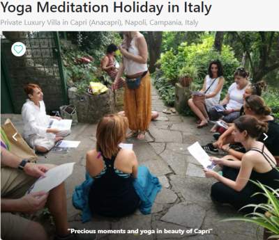 Campania yoga Italy