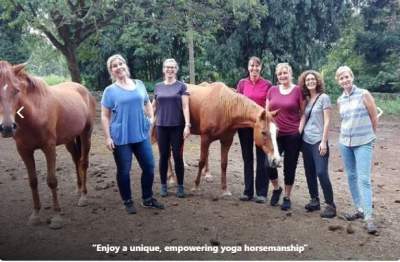 Indonesia Yoga and horse back riding horses