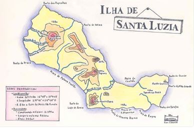 Sao Luzia Island Map